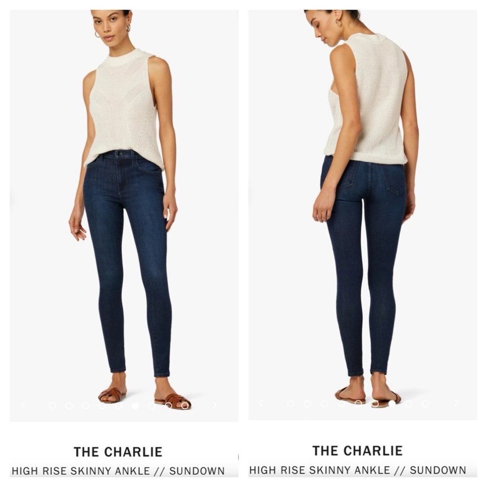 Joes Jeans Flawless The Charlie High Rise Skinny Ankle W28